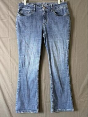 Riders by Lee Women's Jeans 10P Blue Mid Rise Bootcut Stretch Denim Medium Wash